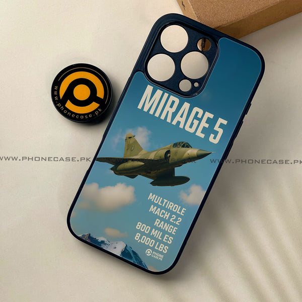 PAF Mirage 5 Design 1 - HQ Ultra Shine Premium Metal Phone Case All Models