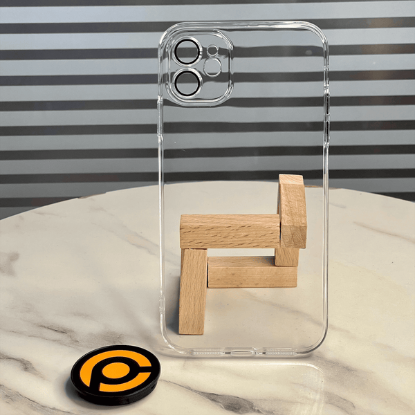 iPhone 12 Crystal Clear Full Protection Case With Camera Glass Protector