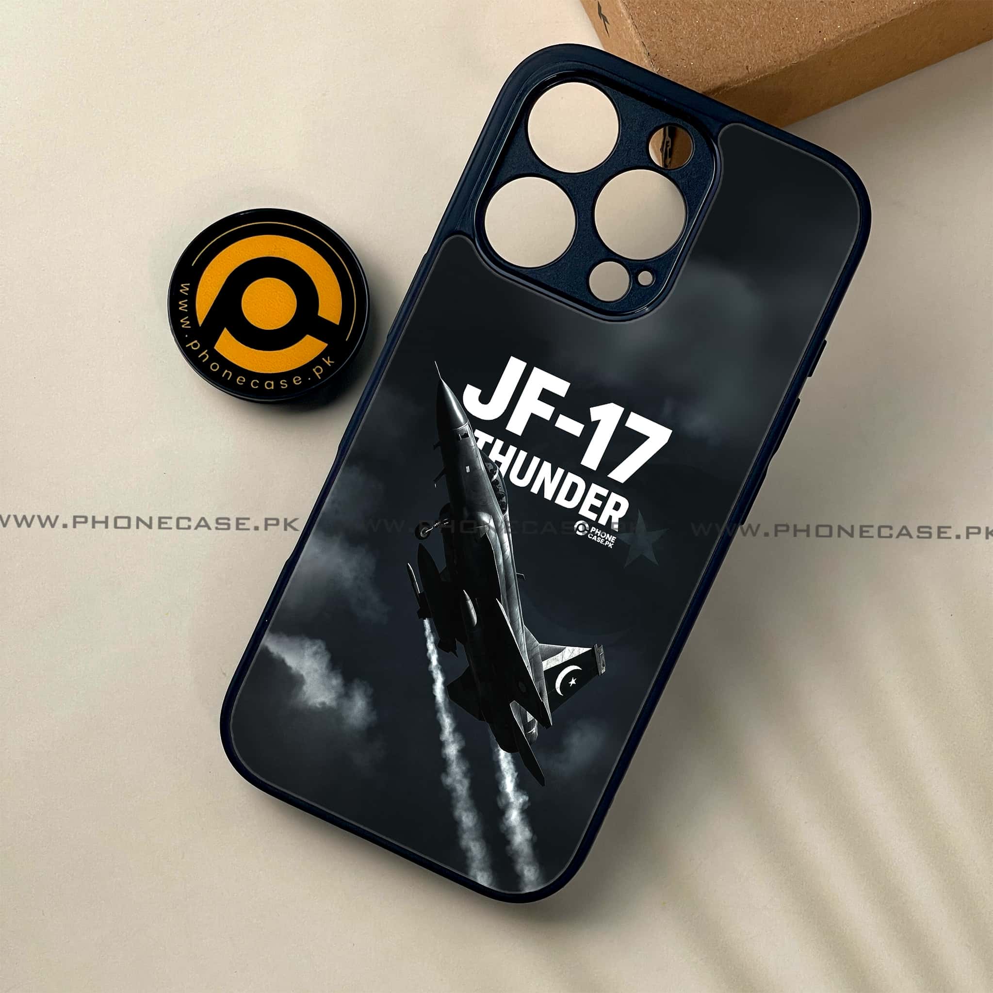 iPhone 16 Pro Max - PAF Jet Series - Premium Printed Metal soft Bumper shock Proof Case