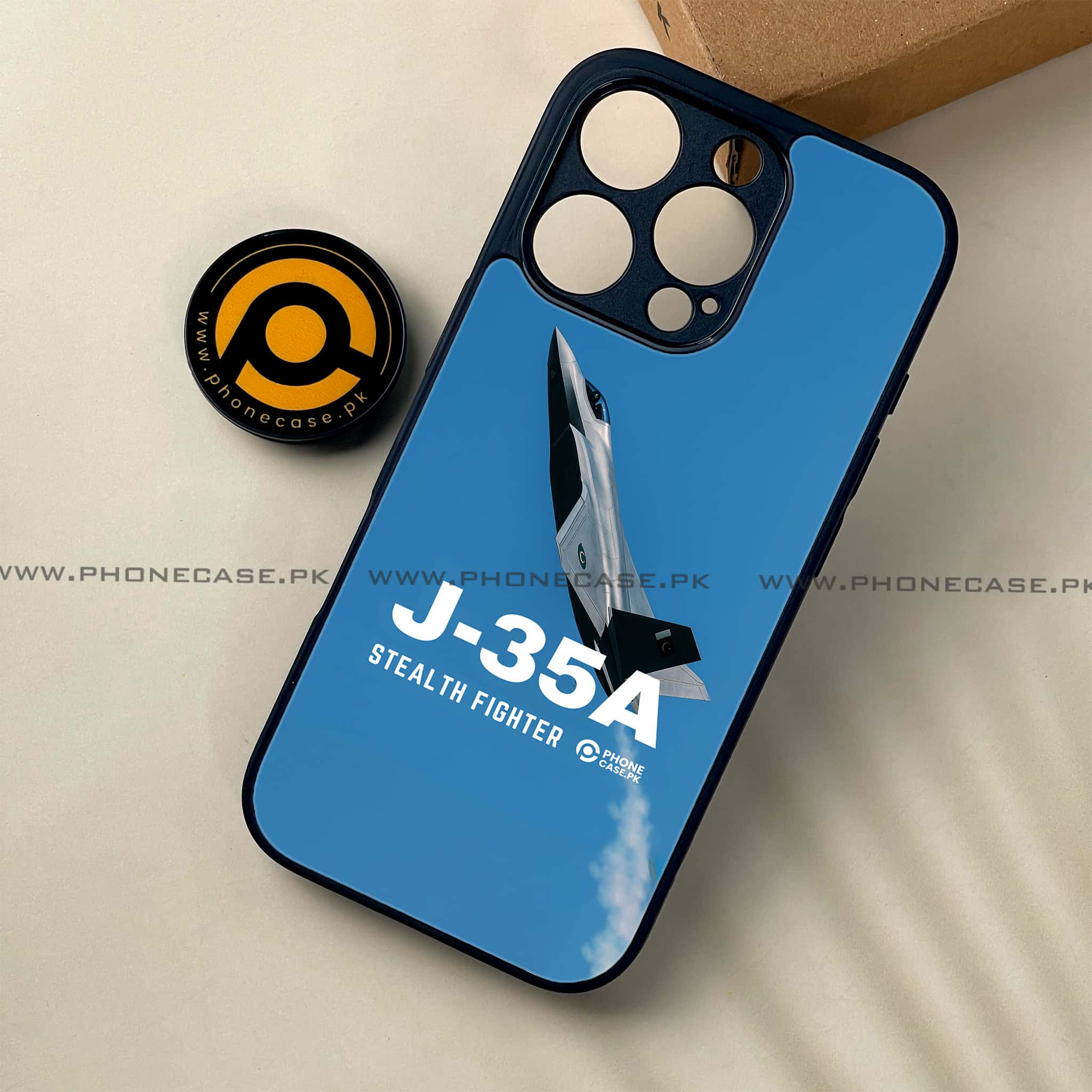 iPhone 16 Pro Max - PAF Jet Series - Premium Printed Metal soft Bumper shock Proof Case
