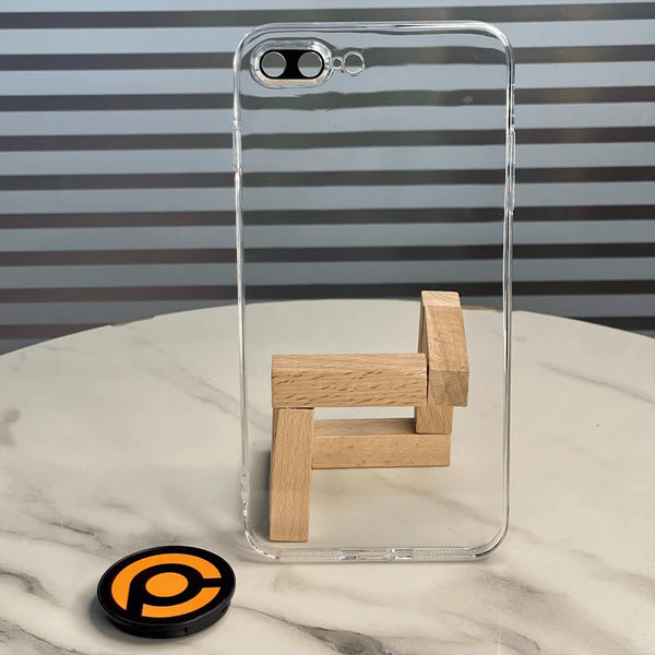 iPhone 7+/8+ Crystal Clear Full Protection Case With Camera Glass Protector