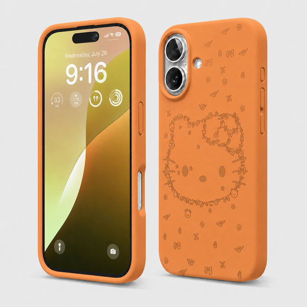 iPhone 16 - Cute Bloomi Soft Touch Liquid Silicone Case for Girls