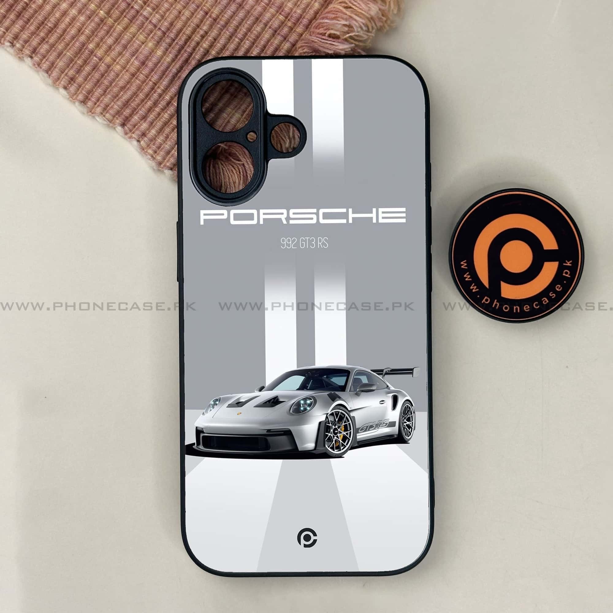 Porsche GT3 RS Thrill - HQ Ultra Shine Premium Metal Phone Case All Models