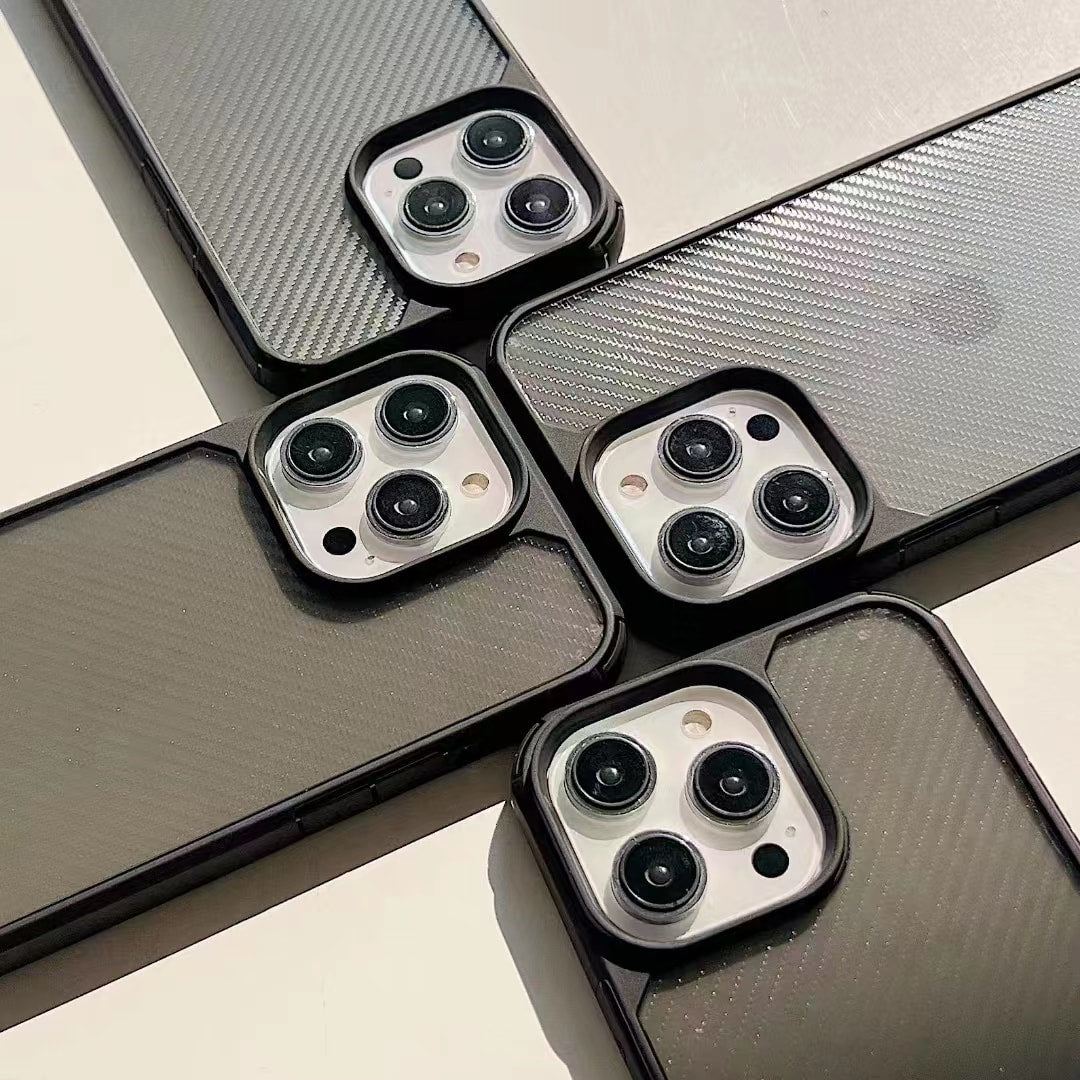 iPhone XS Carbon Fiber Air Series Shock Proof Bumper Case