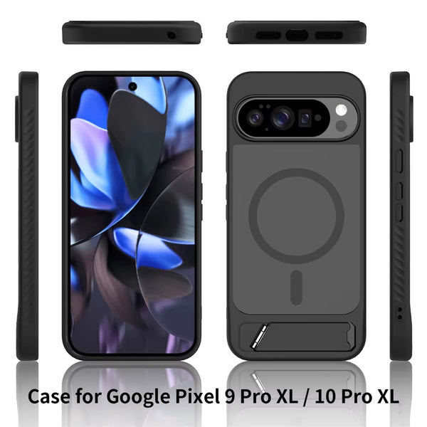 Google Pixel 9/ 10/ 9 Pro/ 10 Pro - Translucent TiltCore MagSafe Case with built-in 45° Kickstand