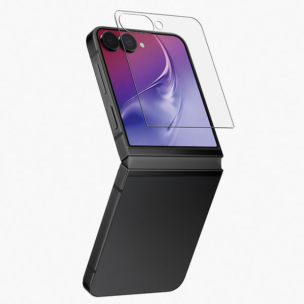 Galaxy Z Flip 8 - 11D Full Curved Electrostatic Absorption Tempered Glass Protector