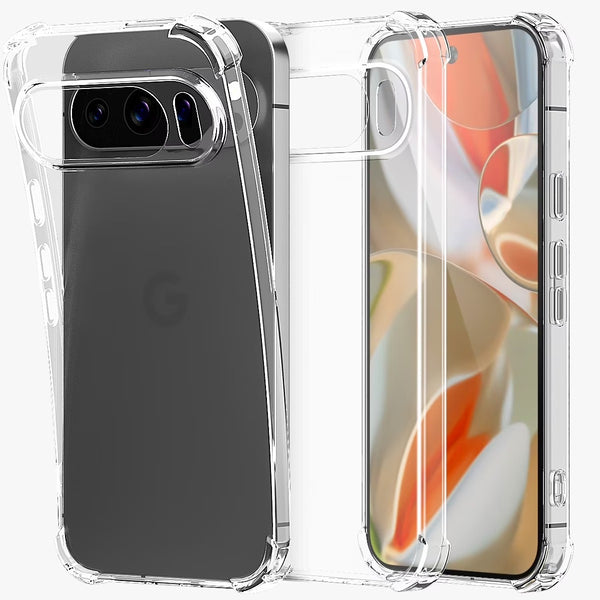 Google Pixel 9/9 Pro/ 10/ 10 Pro - Anti Crash Shock Proof Transparent Case