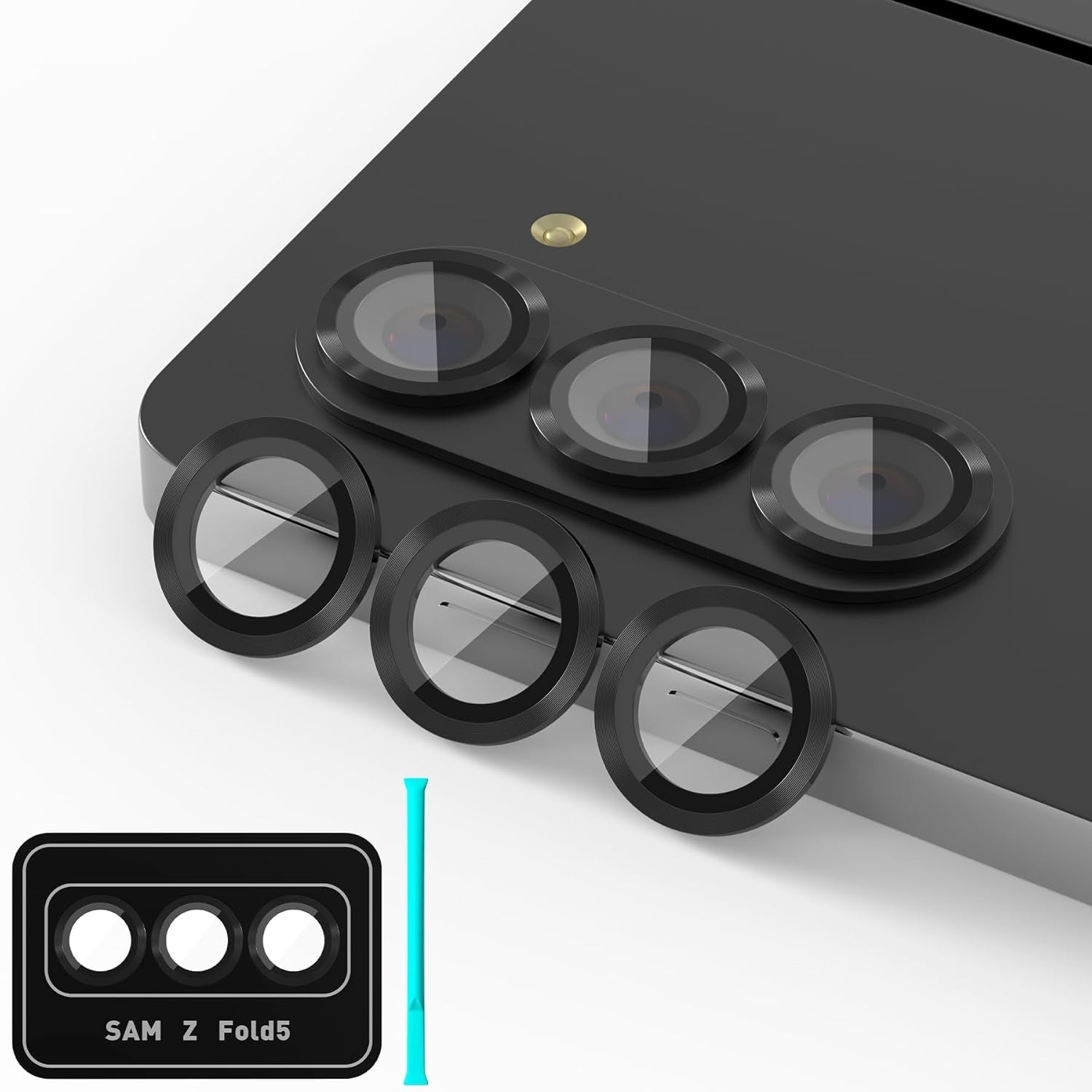 Samsung Galaxy Z Fold 5 - Metal Camera Lens Protector Glass