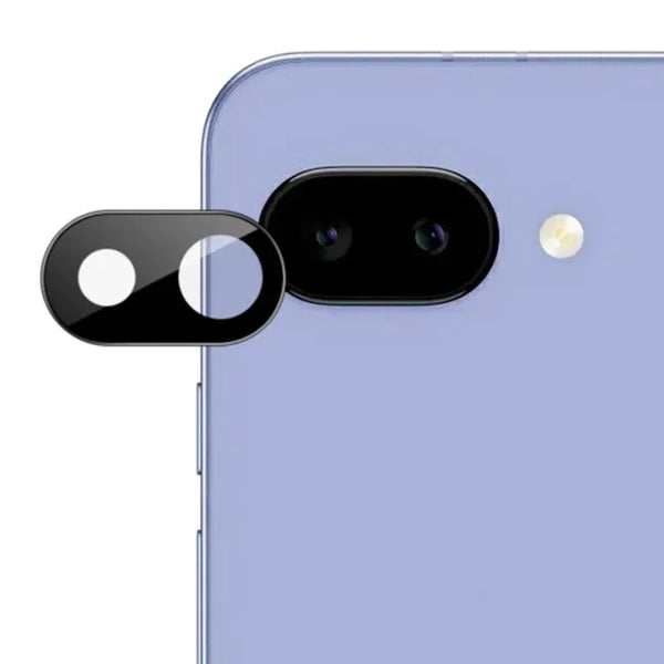 Google Pixel 10a - HD Clear 9H Black Bordered Camera Lens Glass Protector