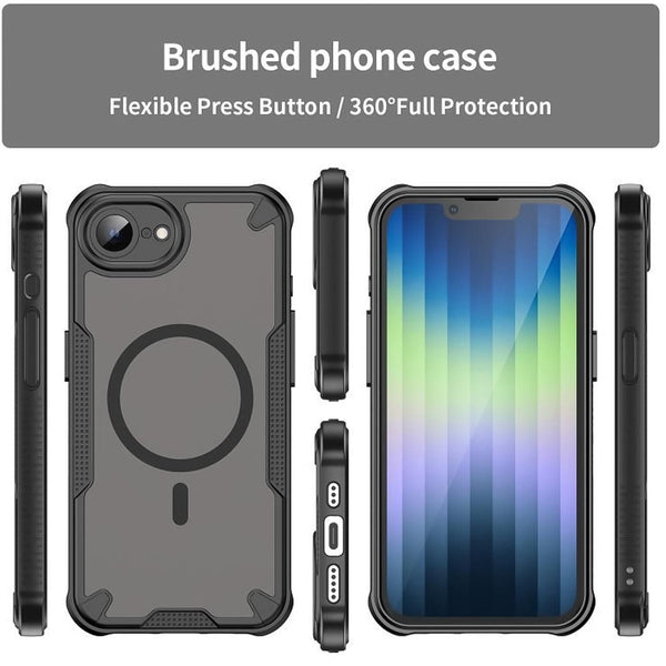 iPhone 16e/17e - Translucent ForgeCore Magnetic Armor Phone Case