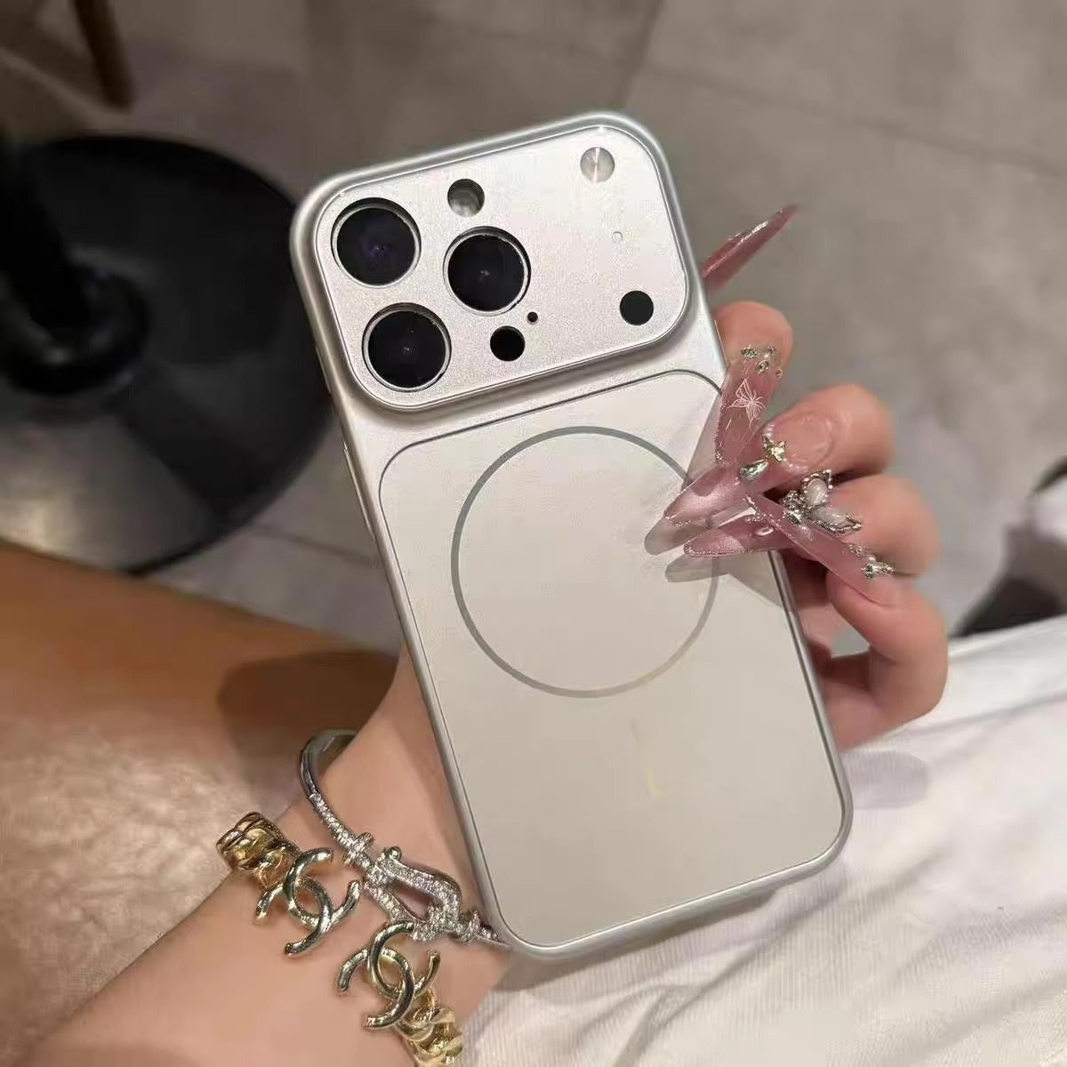 iPhone 16 Pro Max Converter Cover - Upgrade to iPhone 17 Pro Max Matte MagSafe Case with Built-in Camera Lens