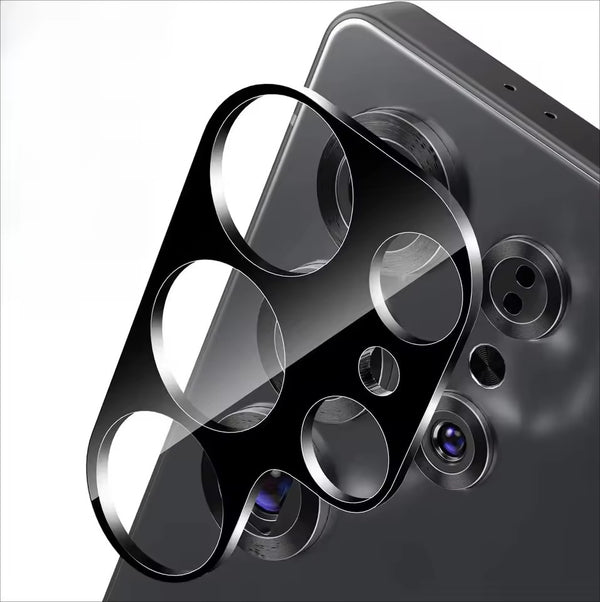 Samsung Galaxy S25 Ultra - HD Clear 9H Black Bordered Camera Lens Glass Protector