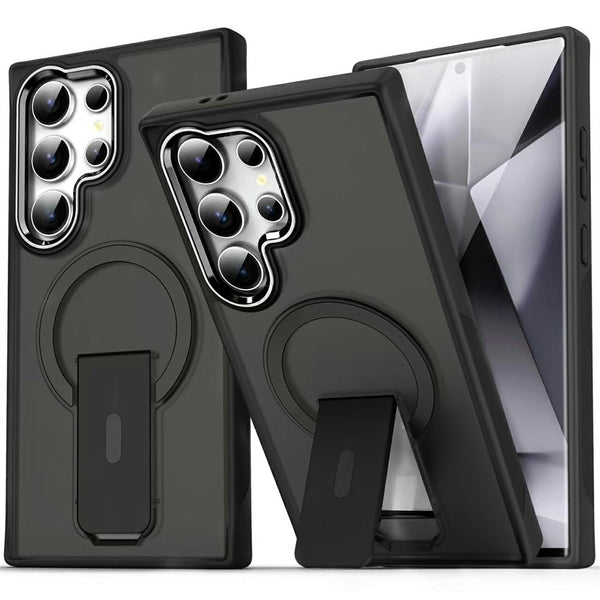 Galaxy S23 Ultra Premium Icy Frost Magsafe Case With Kick-Stand