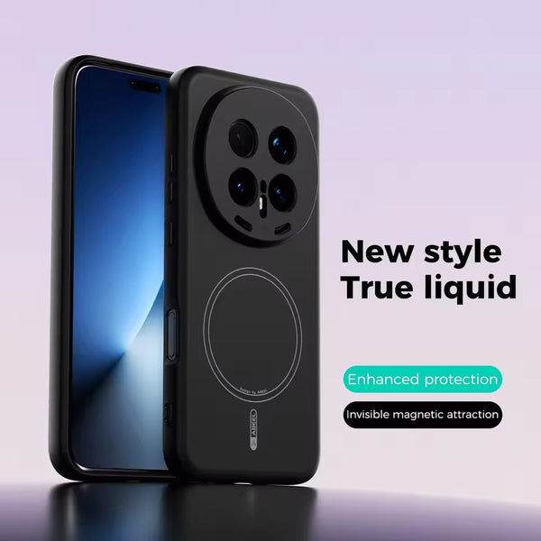 Xiaomi 17 Ultra - Luxury Liquid Silicone NeoShell Magnetic Case Soft Touch Anti-Scratch Cover