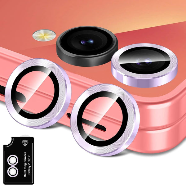 Samsung Galaxy Z Flip 7 - Metal Camera Lens Protector Glass