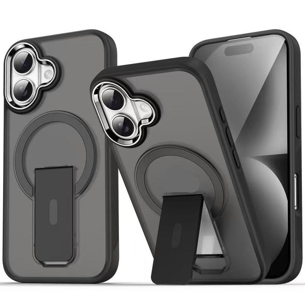 iPhone 17 - Premium Icy Frost Magsafe Case With Kick-Stand