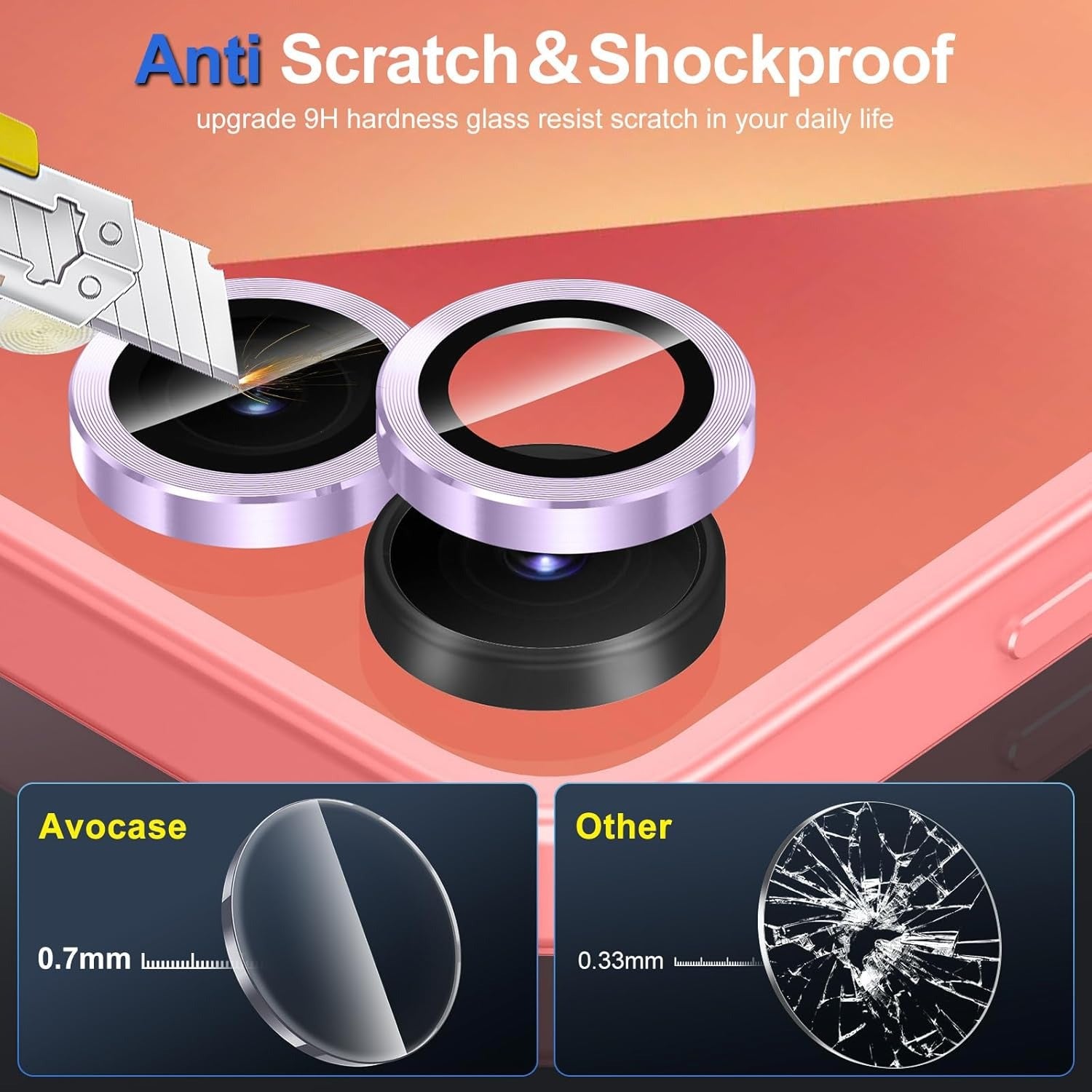 Samsung Galaxy Z Flip 7 - Metal Camera Lens Protector Glass