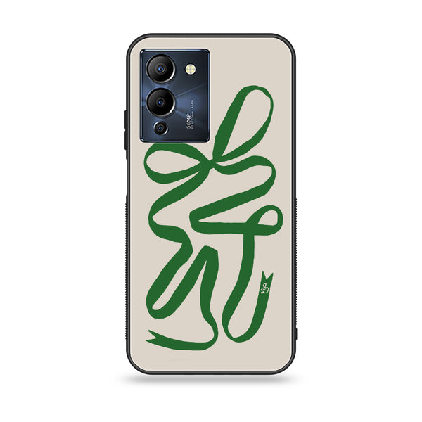 Infinix Note 12 G96 - Evergreen Bow - Premium Metal Printed soft Bumper shock Proof Case  CS-32080