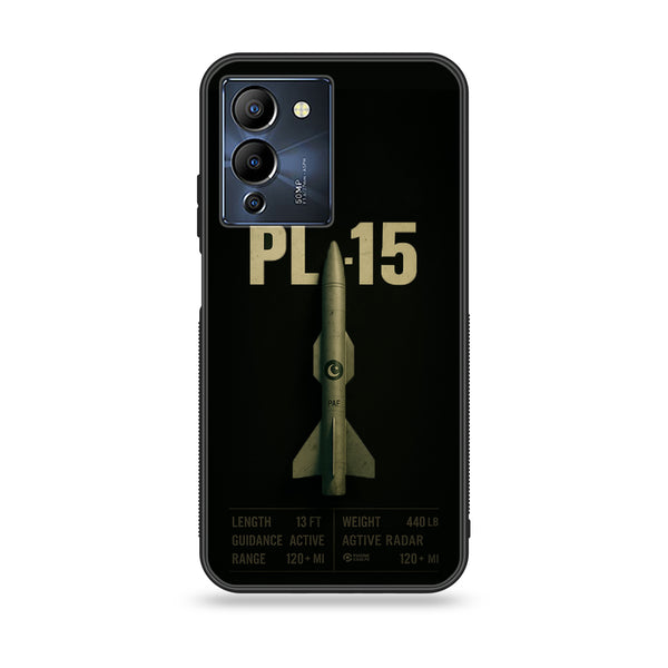 Infinix Note 12 G96 - PAF PL-15 Design 2 - Premium Printed Glass soft Bumper Shock Proof Case  CS-32412