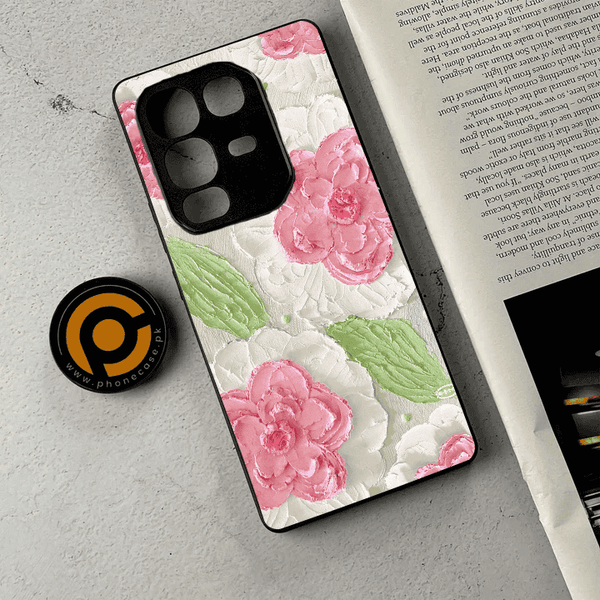 Infinix Note 50 - Daisy Delight Design 6 - Premium Metal Printed Soft Bumper Shockproof Case CS-33740