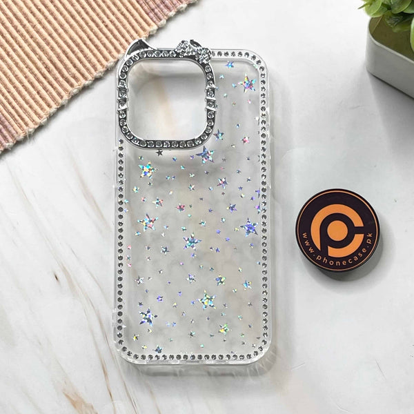 iPhone 16 Pro - StarMist Glitter Transparent Case with Crystal Camera Edges