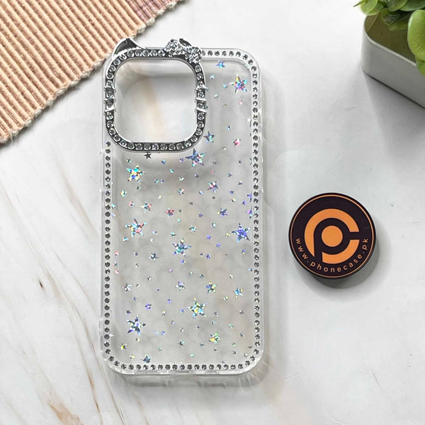 iPhone 14 Pro - StarMist Glitter Transparent Case with Crystal Camera Edges