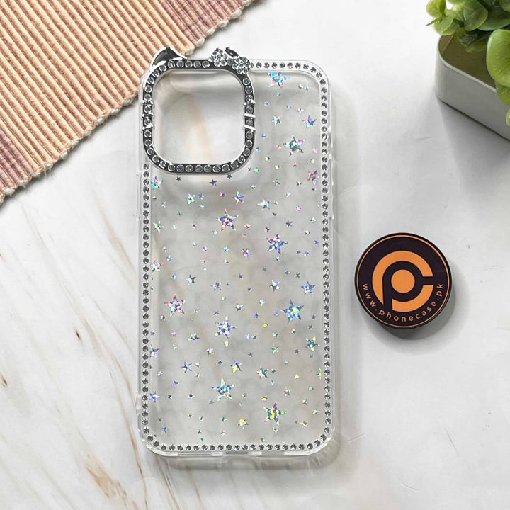 iPhone 16 Pro Max - StarMist Glitter Transparent Case with Glittering Camera Edges