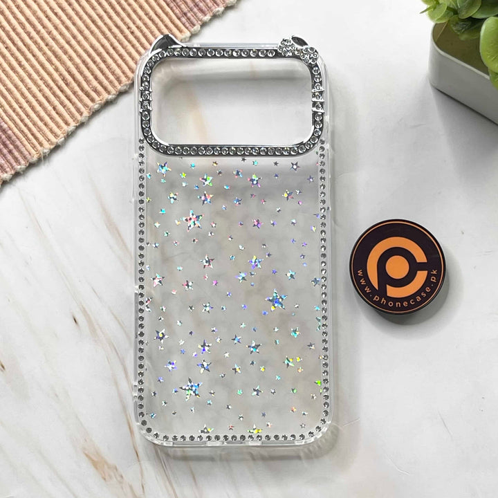 iPhone 17 Pro - StarMist Glitter Transparent Case with Glittering Camera Edges