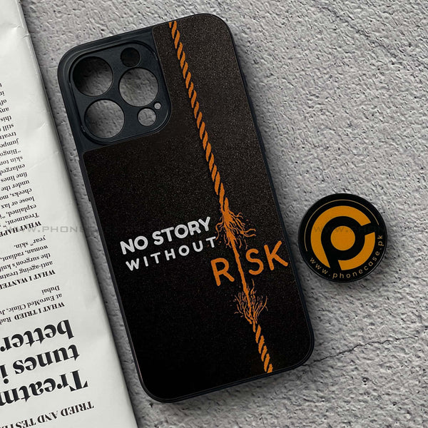 iPhone 15 Pro Max - The Risk Taker - Premium Metal Printed soft Bumper shock Proof Case