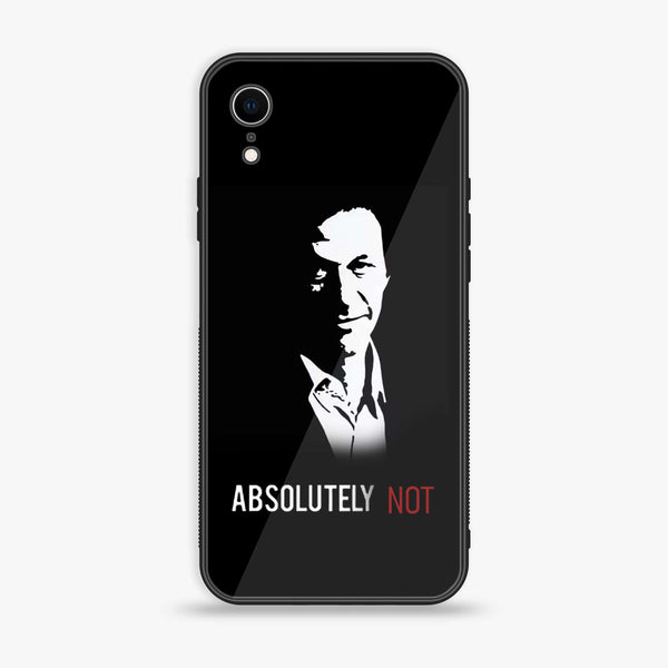 iPhone XR - PTI Design -  Premium Metal Printed soft Bumper shock Proof Case  CS-32753