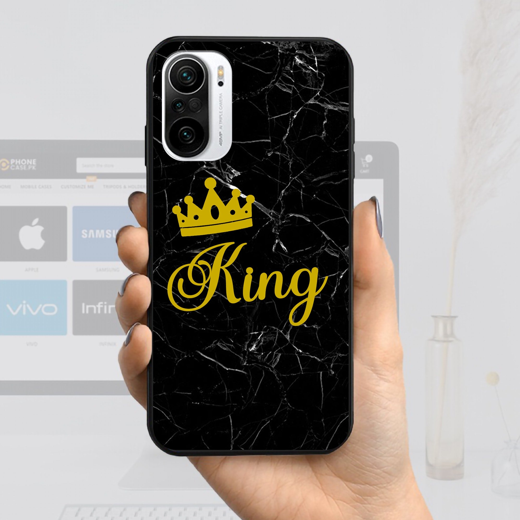 Queen and King Series - HQ Ultra Shine Premium Glass Phone Case All Models