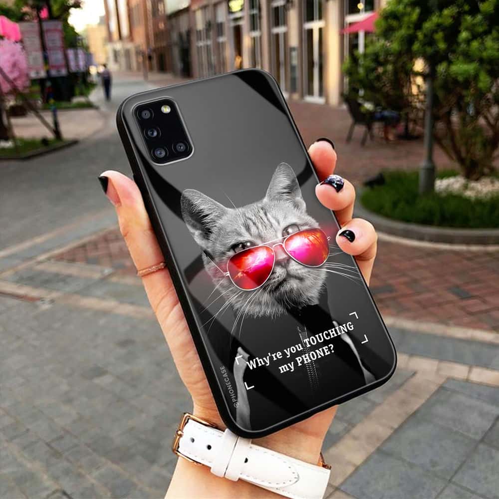 Cat Series Premium Metal Phone Case All Models