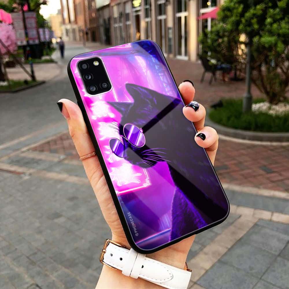Cat Series Premium Metal Phone Case All Models