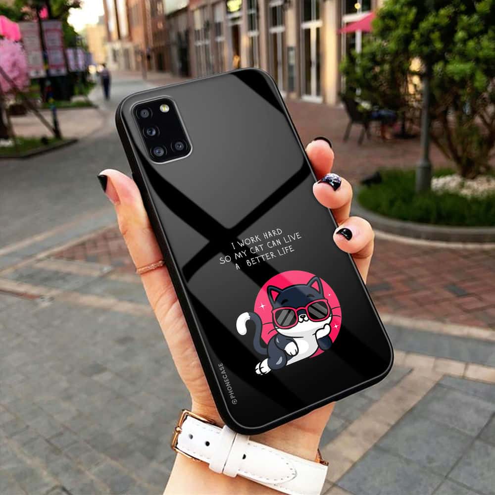 Cat Series Premium Metal Phone Case All Models