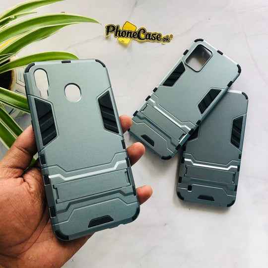 Galaxy M20 Hybrid TPU+PC Iron Man Armor Shield Case