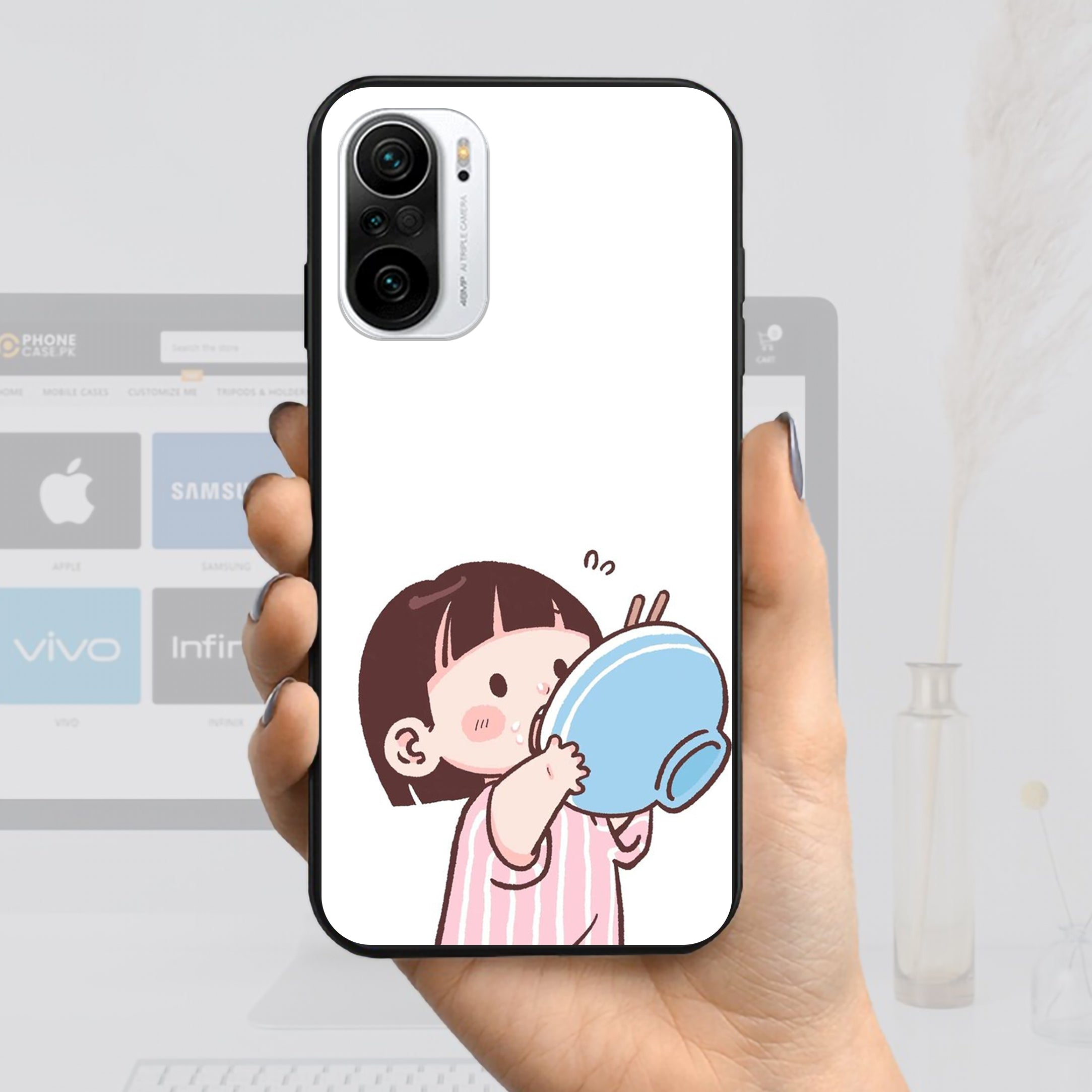 Cute Couple - HQ Ultra Shine Premium Glass Phone Case All Models