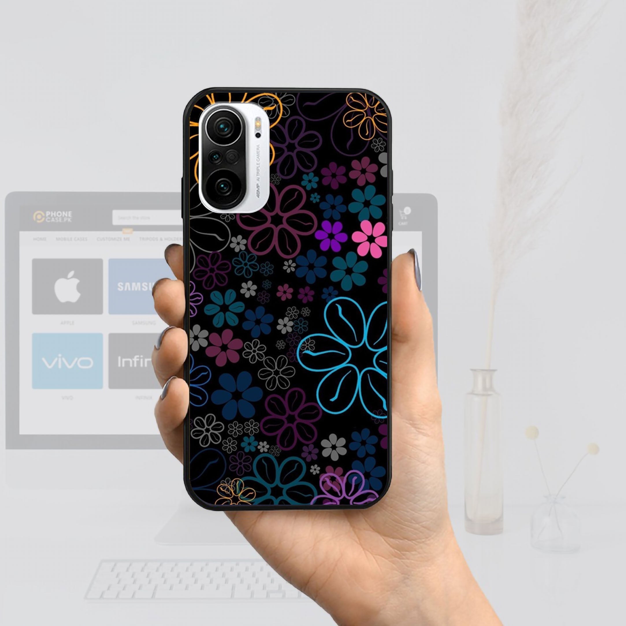 Flowers  Series - HQ Ultra Shine Premium Metal Phone Case All Models