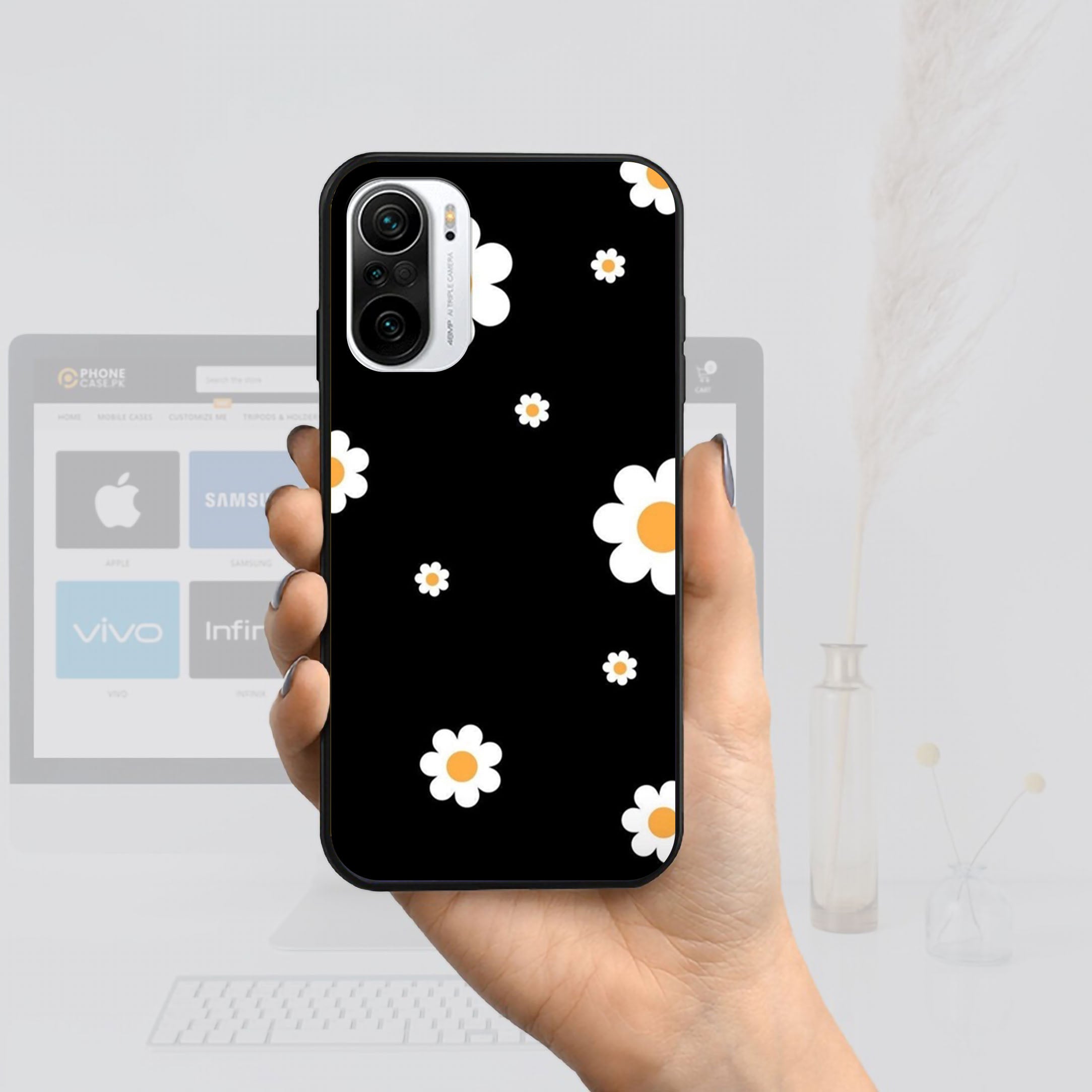 Flowers  Series - HQ Ultra Shine Premium Metal Phone Case All Models