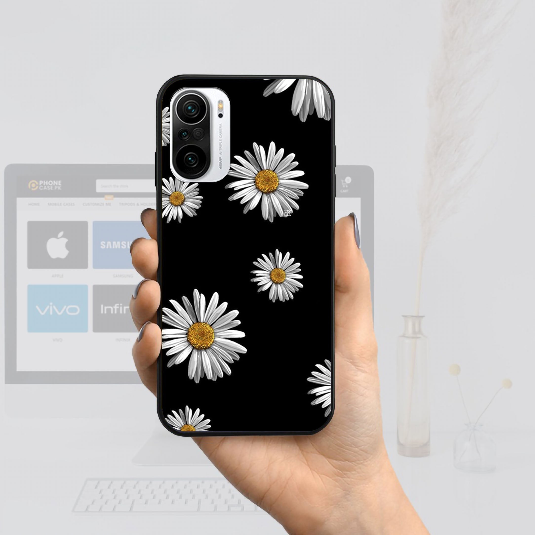 Flowers  Series - HQ Ultra Shine Premium Metal Phone Case All Models