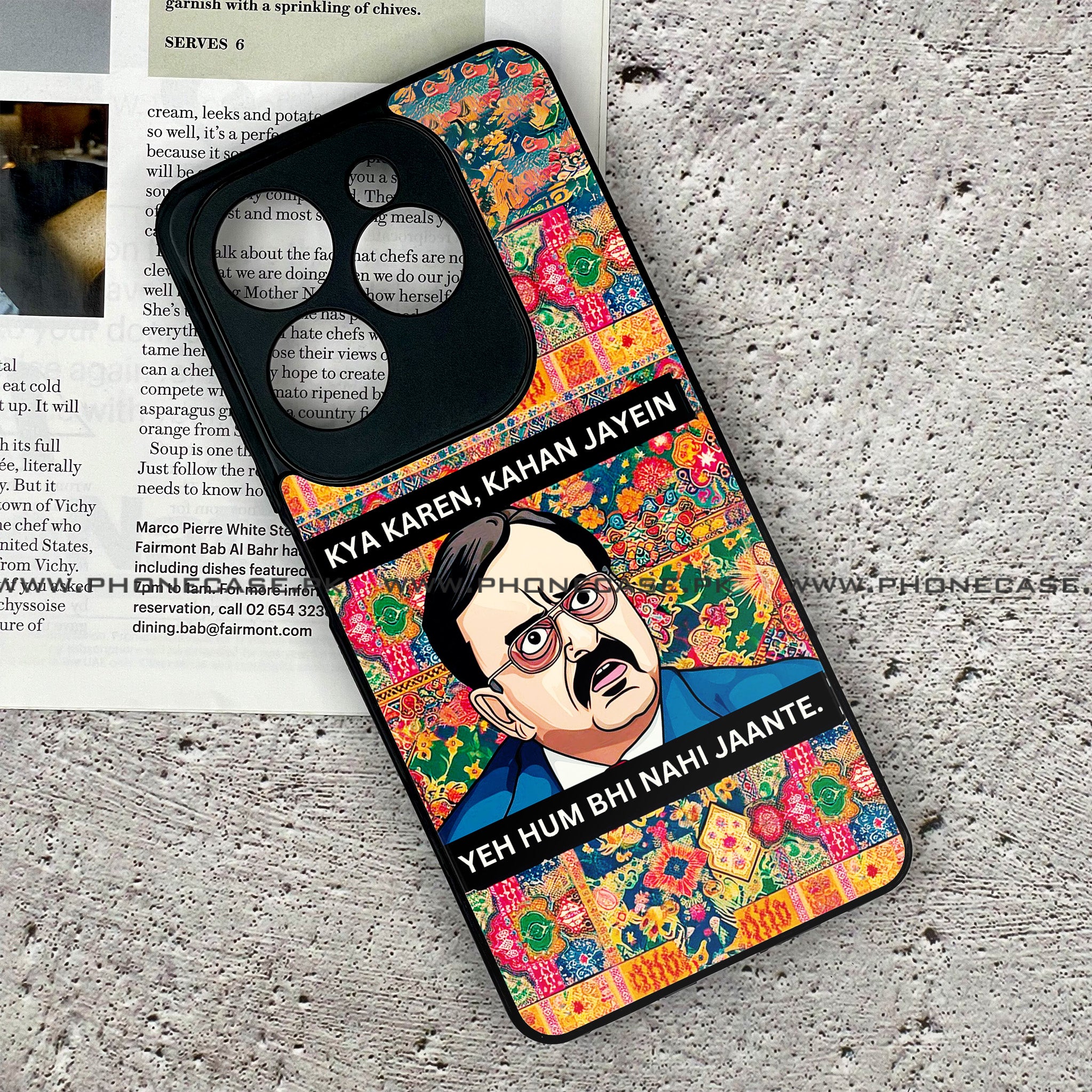 Tecno Spark 20 Pro - Meme Series - Premium Printed Glass soft Bumper shock Proof Case