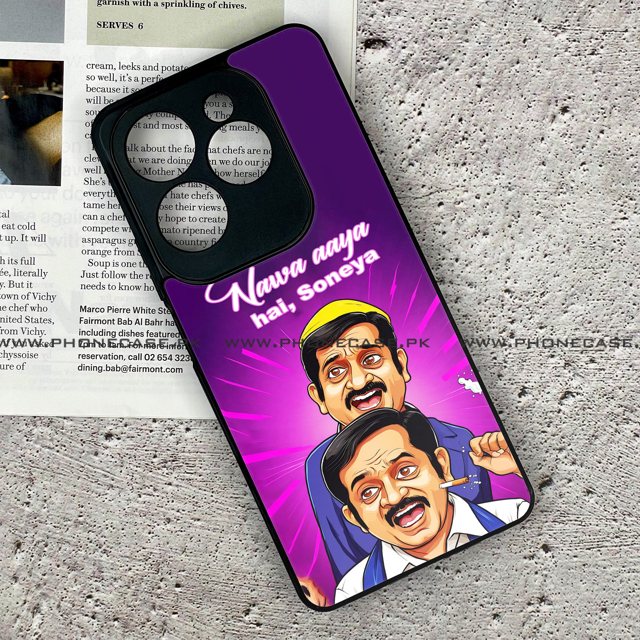 Tecno Spark 20 Pro - Meme Series - Premium Printed Glass soft Bumper shock Proof Case