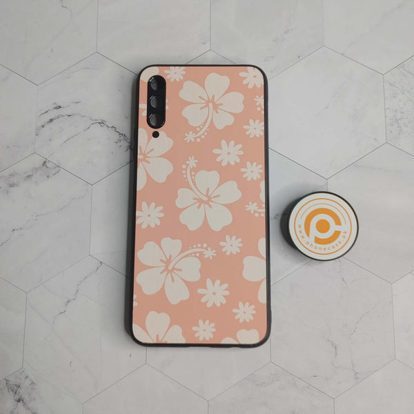 Huawei Y9s - Floral Design - Premium Printed Glass soft Bumper shock Proof Case CS-21962