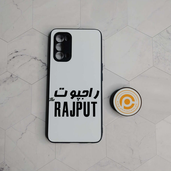 Oppo Reno 5  - The Rajput Cast Name - Premium Printed Glass soft Bumper Shock Proof Case CS-21963