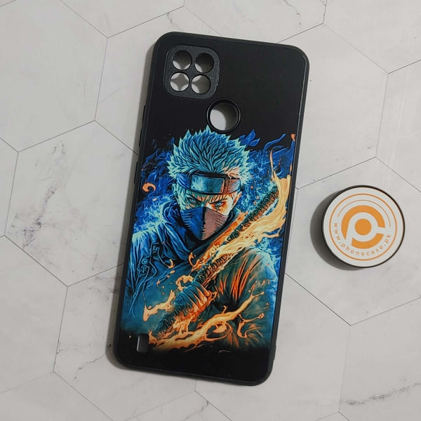 Realme C21 Anime 2.0 Design 3 - Premium Printed Glass soft Bumper shock Proof Case CS-21912