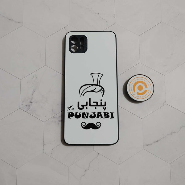 OPPO A16k - The Punjabi - Premium Printed Glass soft Bumper Shock Proof Case CS-21901