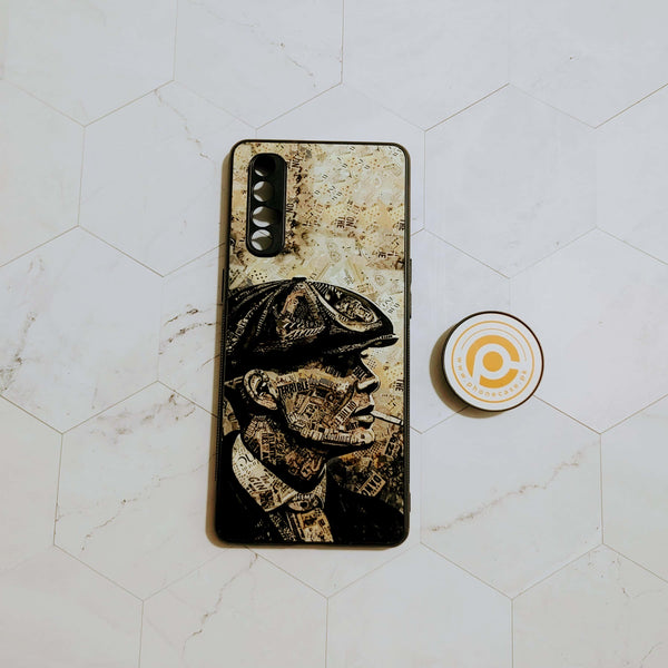 Oppo Reno 3 Pro 5g - Tommy Shelby- Peaky Blinders - Premium Printed Glass soft Bumper shock Proof Case CS-21863