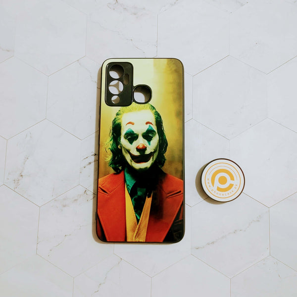 Infinix Hot 12 Play - Joaquin Phoenix Joker - Premium Printed Glass soft Bumper shock Proof Case CS-21916