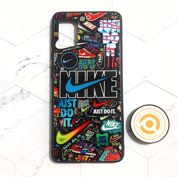 Samsung Galaxy A51 - Nike Edition Design 1 - Premium Printed Glass soft Bumper shock Proof Case CS-22979