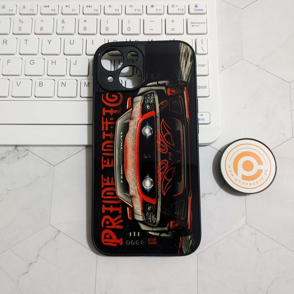 iPhone 15 - Cobra X Racing Car - Premium Printed Glass soft Bumper Shock Proof Case CS-22614