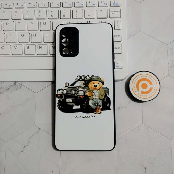 OnePlus 9R - Cool Bear Design 1 - Premium Printed Glass soft Bumper Shock Proof Case CS-22531